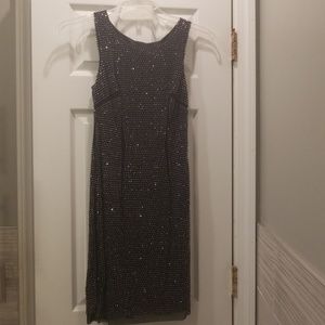 Short Straight Beaded Dress